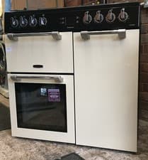 Image of Leisure CK90G232C Cookmaster 90cm 5 Burners Cream Gas Range Cooker (11244)