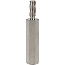 Image of R-TECH Hex Threaded M-F Spacer Brass 5mm A/F M3 20mm - Pack Of 25