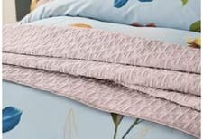 Image of Ted Baker London Quilted Throw Pink 250cm X 265cm RRP £175.99 NIP