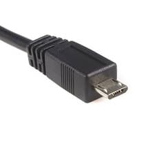 Image of 1-feet Micro USB Cable - A to Micro B Data Cable for Charging and Data Transfer