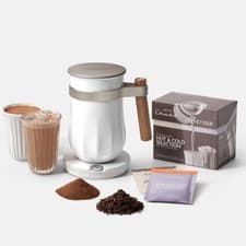 Image of Hotel Chocolat Velvetiser System in New Chalk for Hot & Cold Drinking Chocolate
