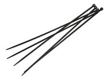Image of Faithfull Cable Ties Black 4.8 x 300mm Pack 100 FAICT300B