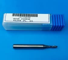 Image of 2mm Europa Carbide Pulsar 2 Flute Long Slot Drill w/ Plain Shank
