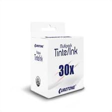 Image of 30X Eurotone Eco Cartridge For HP OfficeJet 7612 Wide Format 6100 E-Printer
