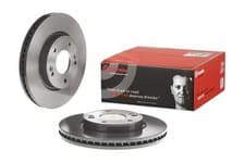 Image of Brembo 09.9574.41 Brake Discs Fits Hyundai i30 1.4 1.6 2.0 1.6 CRDi 1.6 CRDi VGT
