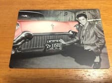 Image of Elvis Presley & Pink Cadillac, Memphis, 5 1/2" x 4" Refrigerator Fridge Magnet