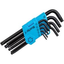 Image of BlueSpot Tools Long Arm Ball End TORX Key Set of 9 (TX10-TX50)