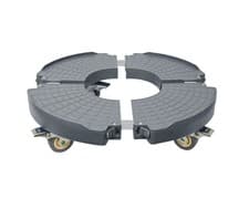 Image of Plant Caddy Stand on Wheels Extendable Trolley Large Heavy Duty Plant Pot Holder