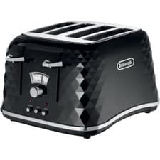 Image of De'Longhi Brillante CTJ 4003 BK 4 Slice Toaster - Black