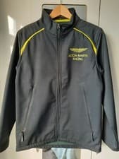 Image of Aston Martin Racing Jacket Team Softshell Navy Blue Mans NEW Size Small RRP £120