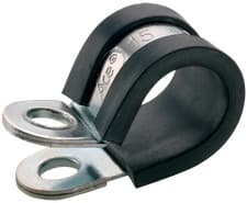 Image of Rubber Lined P-Clip 21mm Pack of 50 ACE