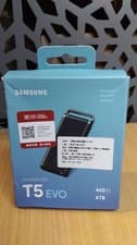 Image of Samsung T5 EVO 4TB External SSD USB 3.2 Gen 1 MU-PH4T0S-IT/EC Black New