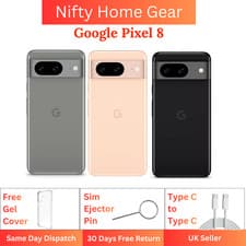 Image of Google Pixel 8 5G Black/Grey/Rose 128GB Unlocked Smartphone Pristine Condition