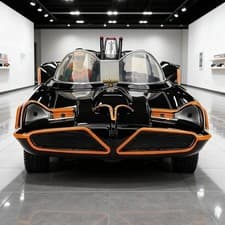 Image of Jada Toys 98625 1:24 Batmobile with Batman and Robin Figures 1966