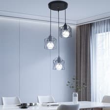 Image of Vintage Industrial Ceiling Pendant Light Hanging Retro Lamp LED Ceiling Light UK