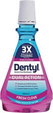 Image of Dentyl Dual Action Mouthwash 500ml Fresh Clove Alcohol Free Plaque & Gum Care