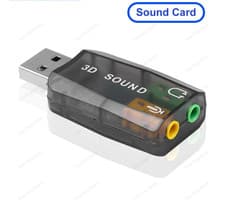Image of 5.1USB to 3.5mm mic headphone Jack Stereo Headset 3D Sound Card Audio Adapter PC