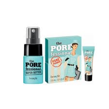 Image of Benefit POREfessional Pore Primer 3ml + Super Setter Setting Spray 15ml, New