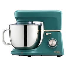Image of Stand Mixer 1200W with 8 Speeds & 7L Mixing Bowl for Baking Teal & Rose Gold