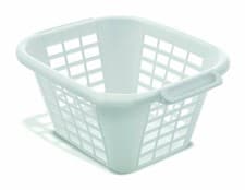 Image of ADDIS 505976 24 Litre Square Laundry Basket, White