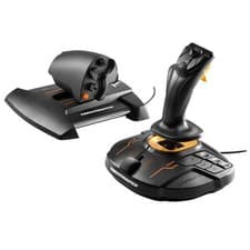 Image of Thrustmaster T-16000M FCS Hotas Black Orange USB Joystick Analogue / Digital PC