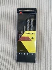 Image of STANLEY 5 PCS Masonry Drill Bit Set STA56035 Brand New Sealed