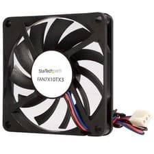 Image of Startech Tx3 Dual Ball Bearing Replacement Fan Cpu Cooler Fan 70 Mm Black 70 Mm