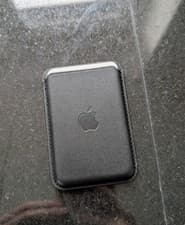 Image of Genuine Apple MagSafe Leather Wallet - Black