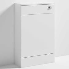 Image of Nuie Eden Back to Wall WC Toilet Unit 500mm Wide - Gloss White