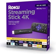 Image of Roku 3820EU Streaming Stick 4K | HD/4K/HDR Media Player, Black 