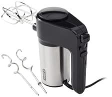 Image of Judge JEA98 Electric Hand Mixer with Whisks and Dough Hooks, 400W, 5-Speed Hand 