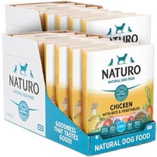Image of NATURO Light Chicken with Rice and Vegetables Adult Wet Dog Food 400g