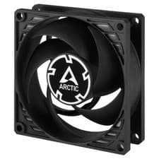 Image of ARCTIC P8 Silent 80mm 8cm Black Quiet PC Case Fan 1600RPM 15.6CFM 12v 3-Pin