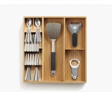 Image of Joseph Joseph New Drawer Store Bamboo Cutlery & Gadget Organiser Tray RRP £40
