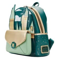 Image of Loungefly Harry Potter: Golden Hogwarts Castle Mini Backpack - HPBK0188 - NEW