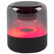 Image of Intempo Wireless Bluetooth Speaker Black Colour Changing LED Lights Rechargeable