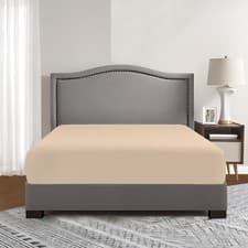 Image of 100% Egyptian Cotton Deep&Extra Deep Fitted Sheet 200 TC Fitted Bed Sheet