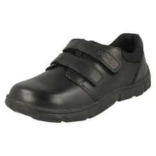 Image of Start-rite Origin Smart Light Weight School Shoes Black Leather