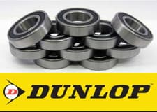 Image of HIGH QUALITY DUNLOP 6200 - 6209 2RS RUBBER SEALED BALL BEARINGS PACK OF 10
