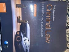 Image of Criminal Law 22nd Edition: Card, Cross & Jones