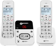 Image of Geemarc Amplidect 295 Twin - Loud DECT Cordless Phone and Additional Handset wit