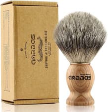 Image of Anbbas Shaving Brush, Handmade Pure Badger Hair Brush with Natural Manchurian As