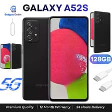 Image of Samsung Galaxy A52s 128GB 5G Black  Brand New Premium Condition Smartphone