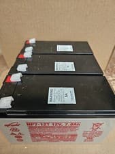 Image of 4 x ENERSY 12V 7AH UPS Battery Kit - Direct Replacement - APC RBC23, RBC24 RBC25