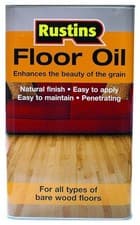 Image of Wood Floor Oil Rustins 5 Litre Enhances the Beauty of Bare Wood Interior Floors