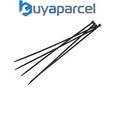 Image of Faithfull Cable Ties Black 4.8 x 300mm (Pack 100) FAICT300B
