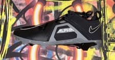 Image of Nike Alpha Menace Pro 3 Low Black/White-Grey FJ6843-001 Men’s Size 13 Bin 5