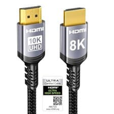 Image of Sniokco HDMI 2.1 Cable 2M | 10K 8K 4K UHD|Certified 48Gbps Ultra High Speed HDMI