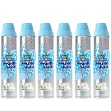 Image of 1001 Carpet Freshener Jasmine Linen & White Flowers Spray 300ML x 6