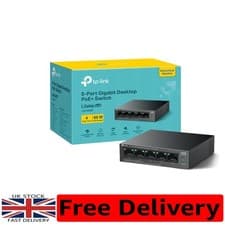 Image of Gigabit PoE Switch with 4 PoE+ Ports and Auto Recovery | 65W Total Power Budget